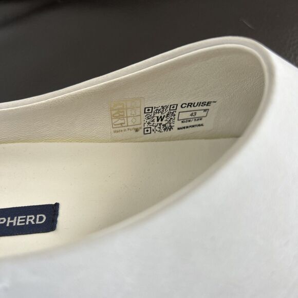 Wolf & Shepherd Cruise Men\'s Size 10/ EU 43 White Leather Mule Slip On NEW main image 8